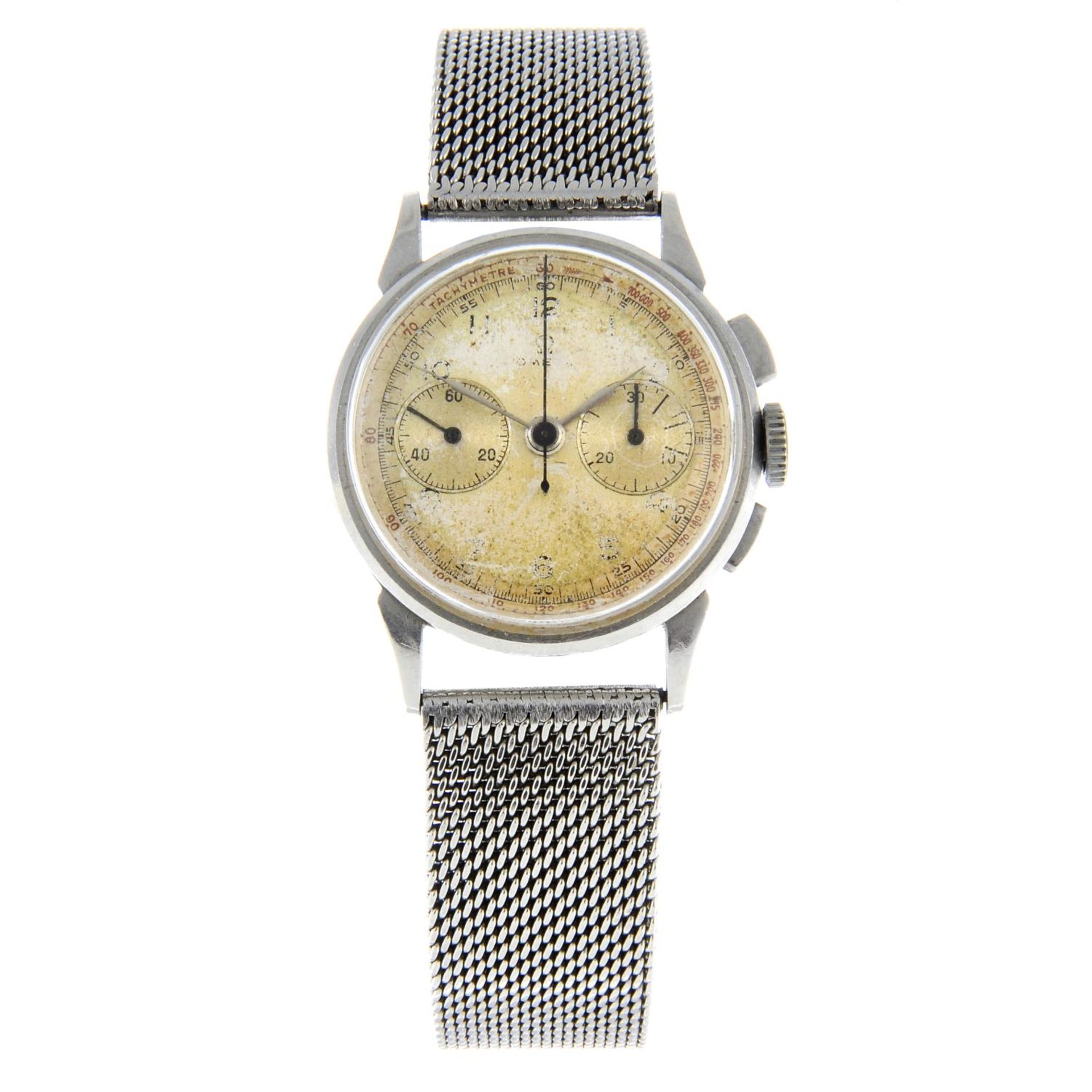 OMEGA - a chronograph bracelet watch.