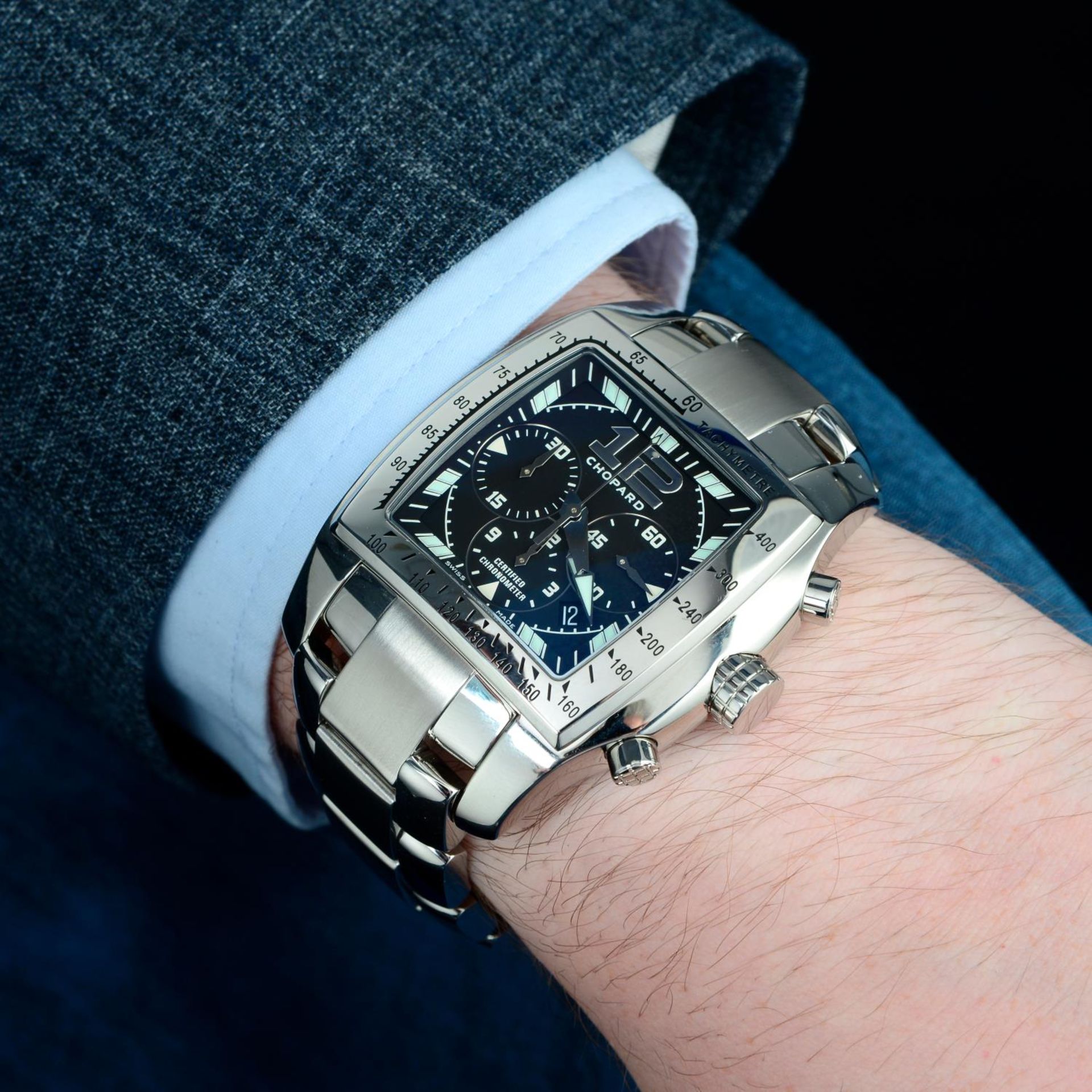 CHOPARD - a Tycoon chronograph bracelet watch. - Bild 3 aus 5