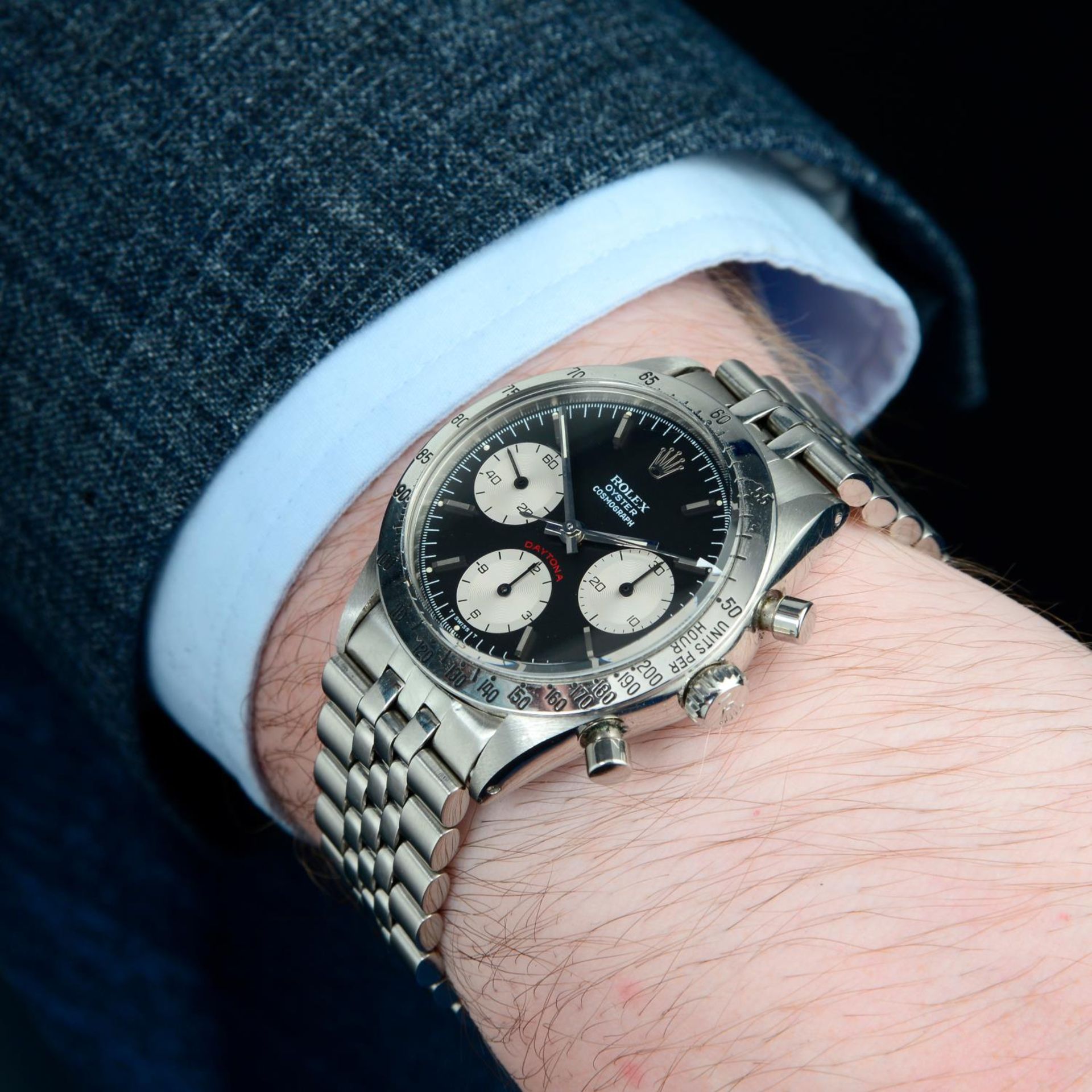 ROLEX - an Oyster Cosmograph Daytona bracelet watch. - Bild 3 aus 5