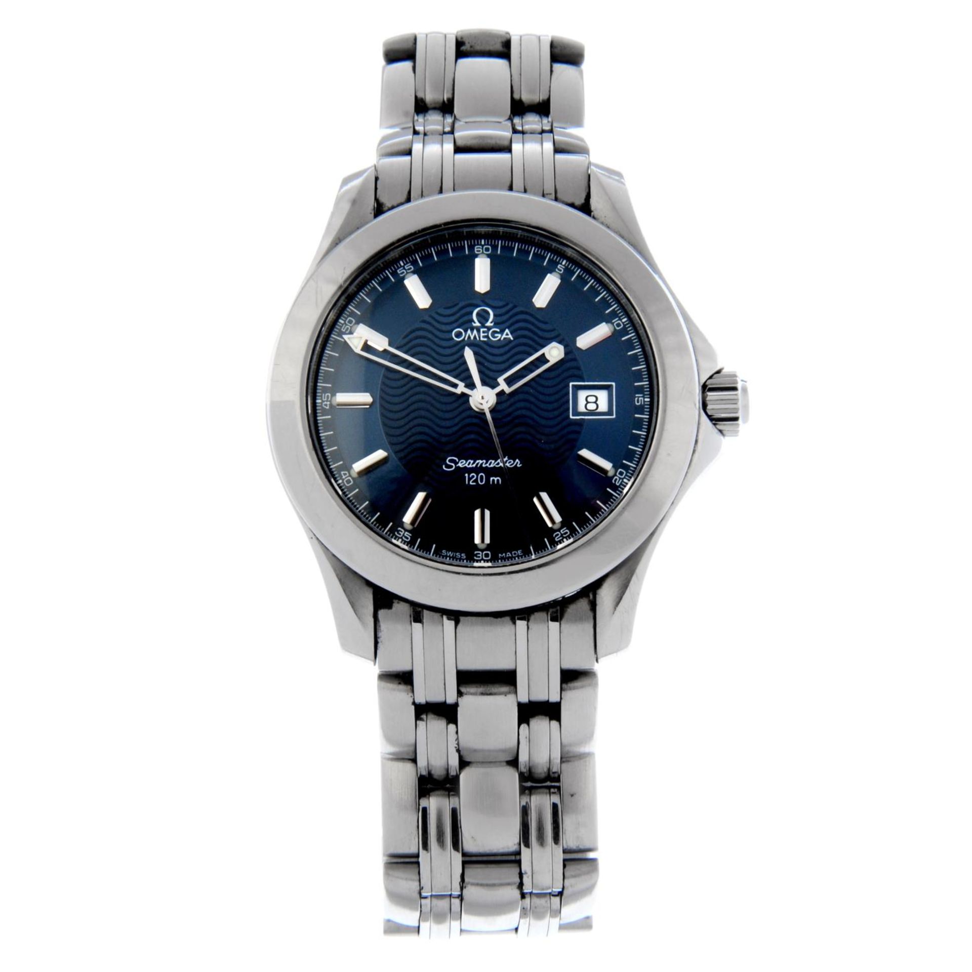 OMEGA - a Seamaster bracelet watch.