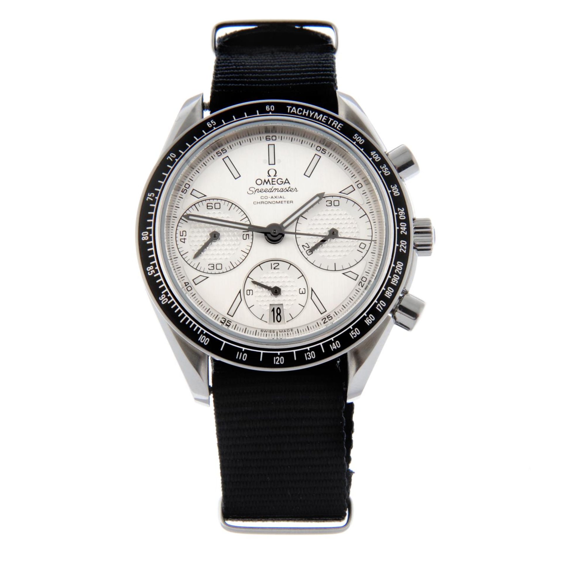 OMEGA - a Speedmaster chronograph wrist watch.