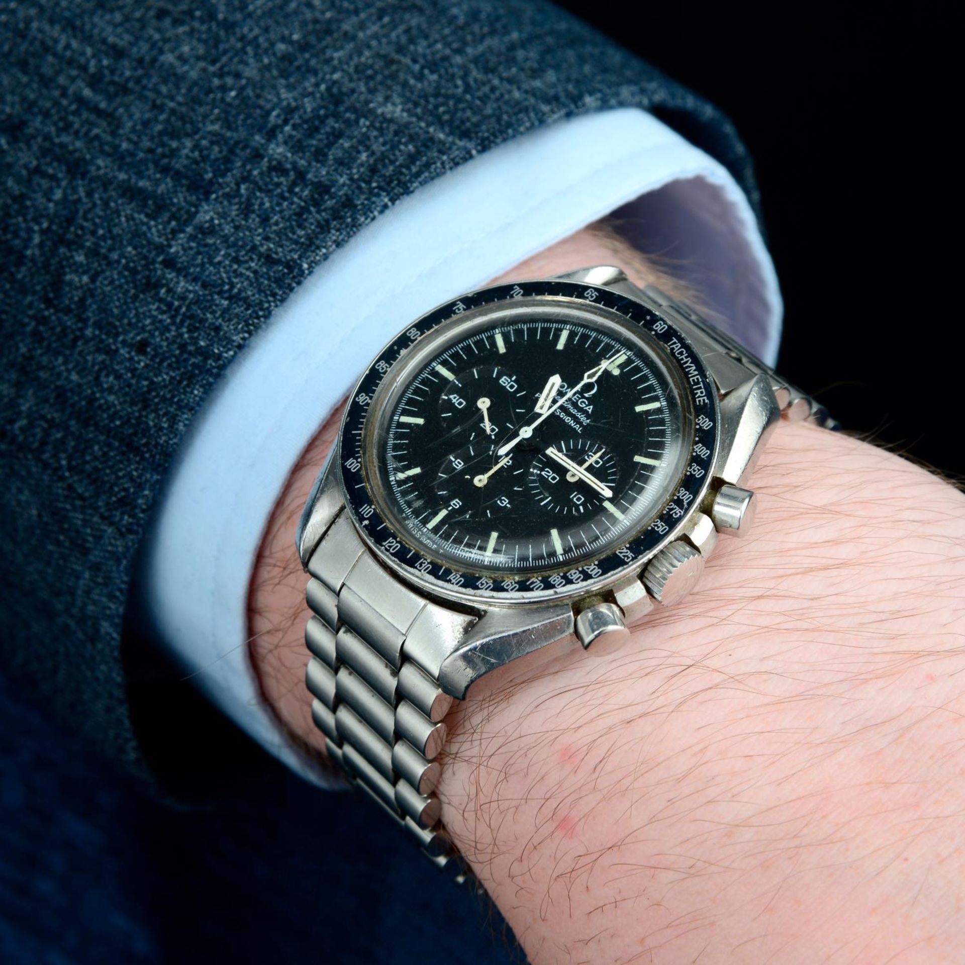 OMEGA - a Speedmaster Professional chronograph bracelet watch. - Bild 3 aus 5
