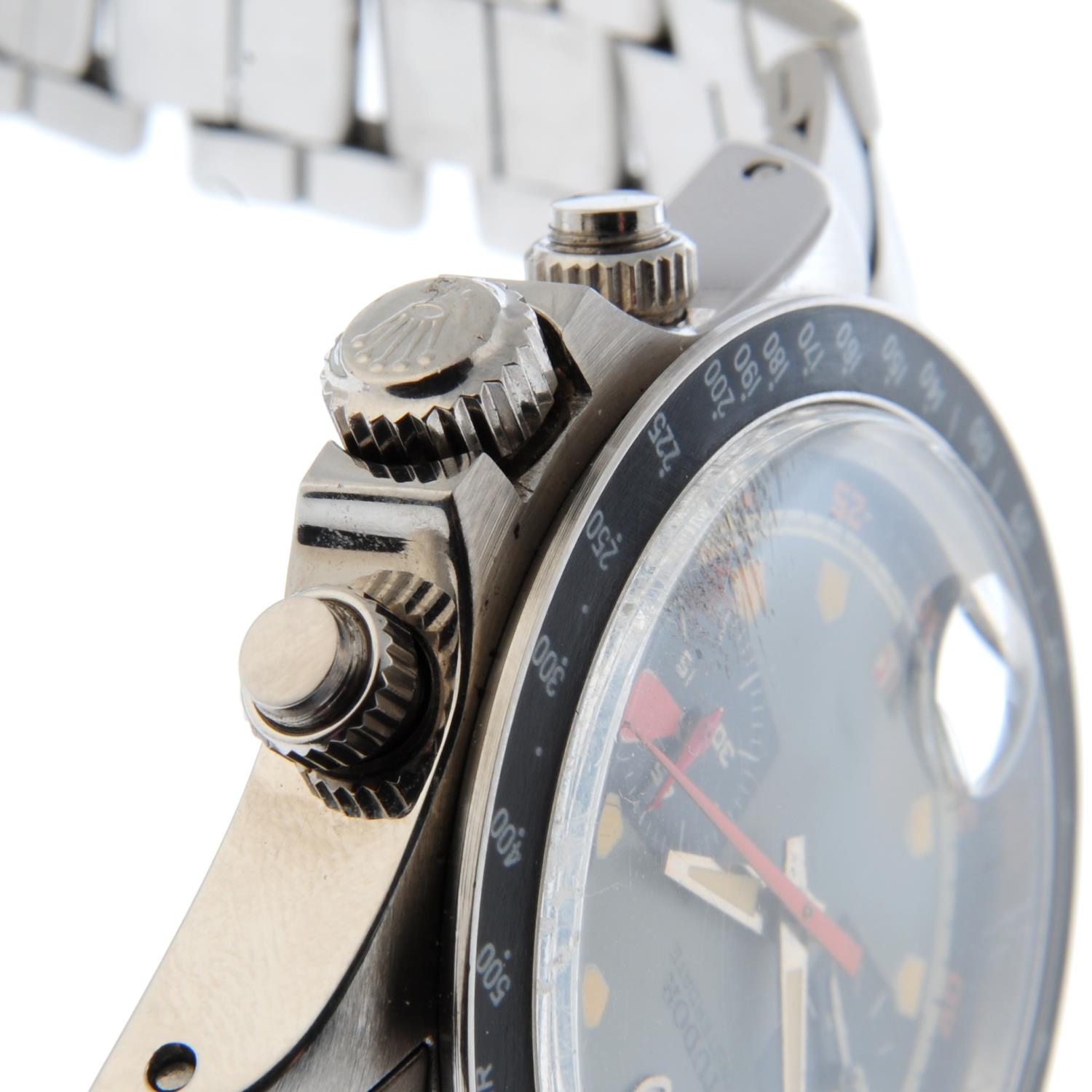 TUDOR - an Oysterdate 'Home Plate' chronograph bracelet watch. - Image 5 of 5