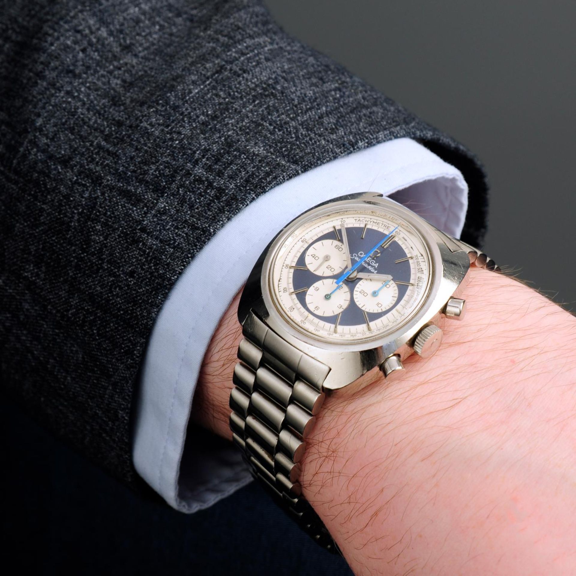 OMEGA - a Seamaster chronograph bracelet watch. - Bild 3 aus 6