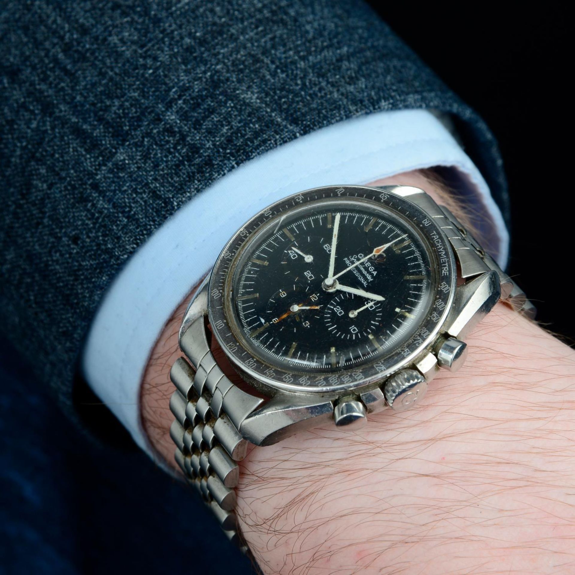 OMEGA - a Speedmaster Professional chronograph bracelet watch. - Bild 3 aus 6