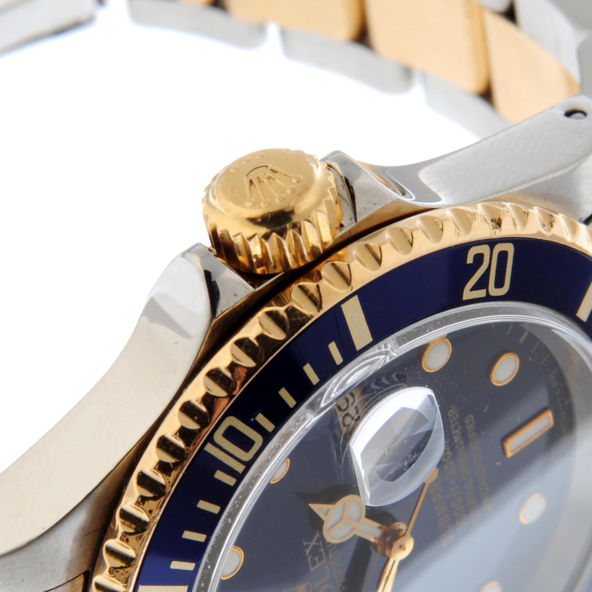 ROLEX - an Oyster Perpetual Date Submariner bracelet watch. - Bild 5 aus 5