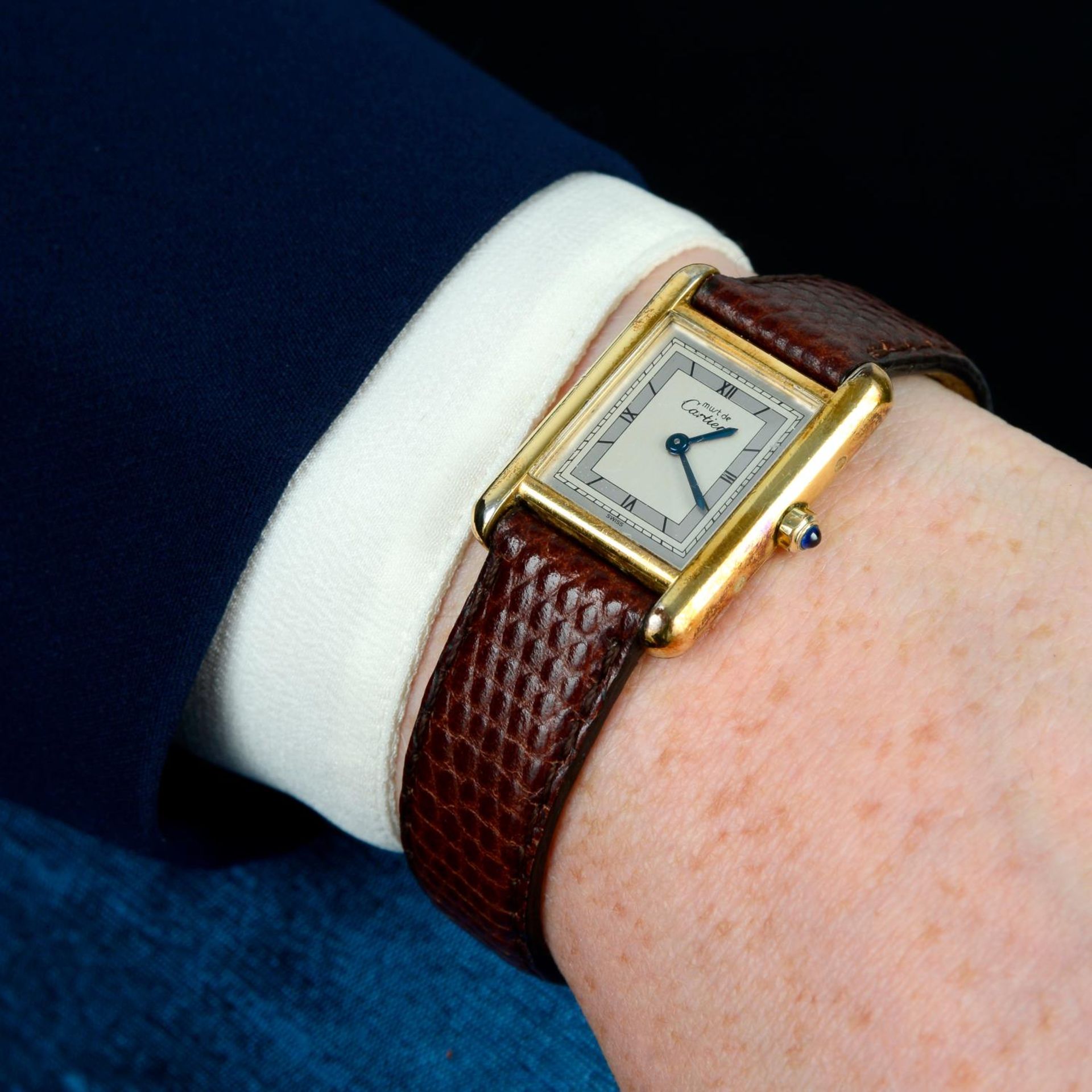 CARTIER - a Must de Cartier wrist watch. - Image 3 of 6