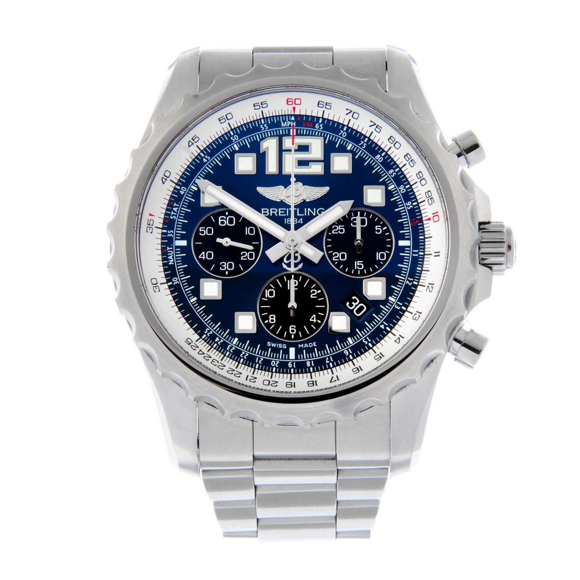 BREITLING - a Chronospace chronograph bracelet watch.