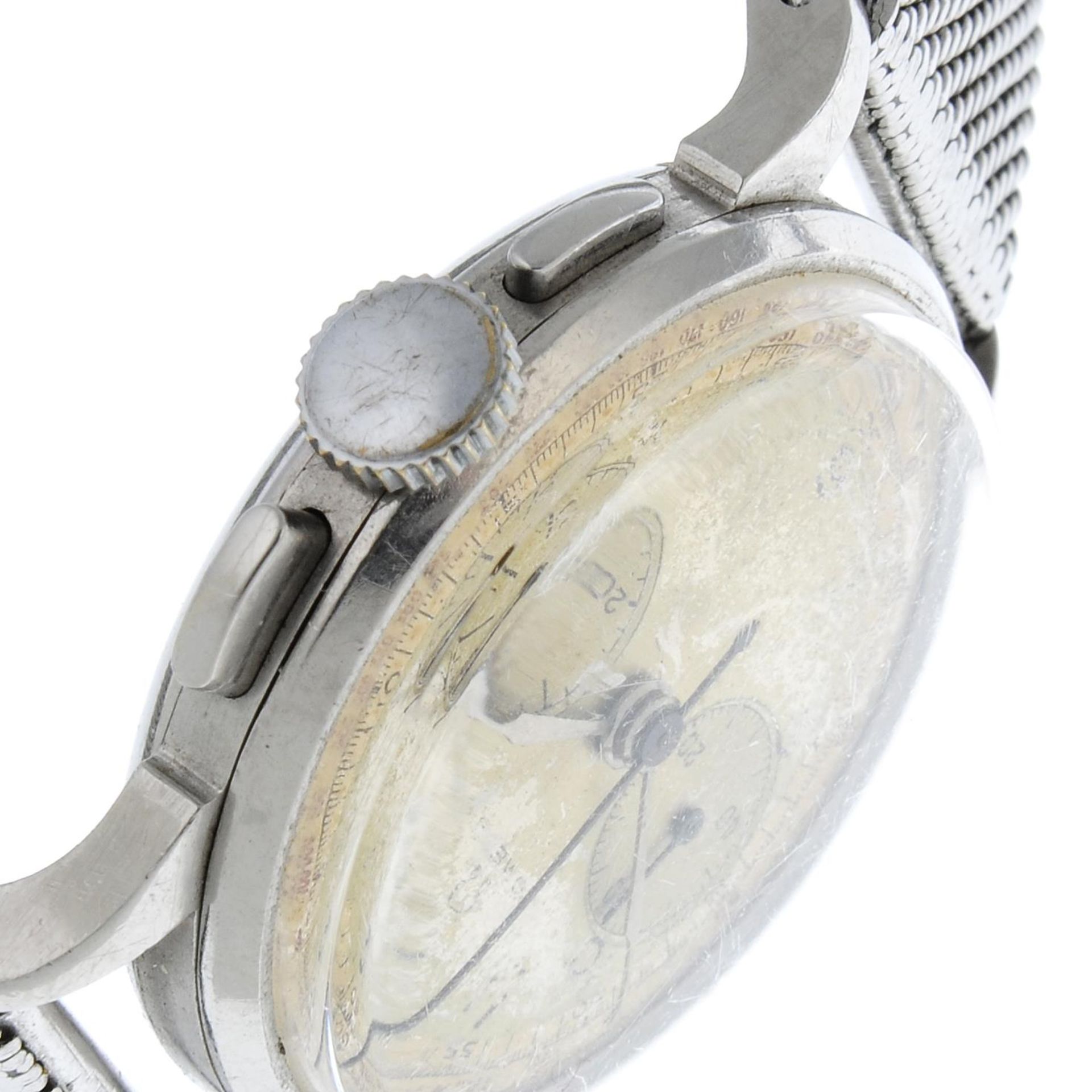 OMEGA - a chronograph bracelet watch. - Bild 4 aus 5
