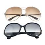 TOM FORD - two pairs of sunglasses.