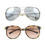 MICHAEL KORS - two pairs of sunglasses.