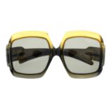 CHRISTIAN DIOR - a pair of vintage oversized sunglasses.