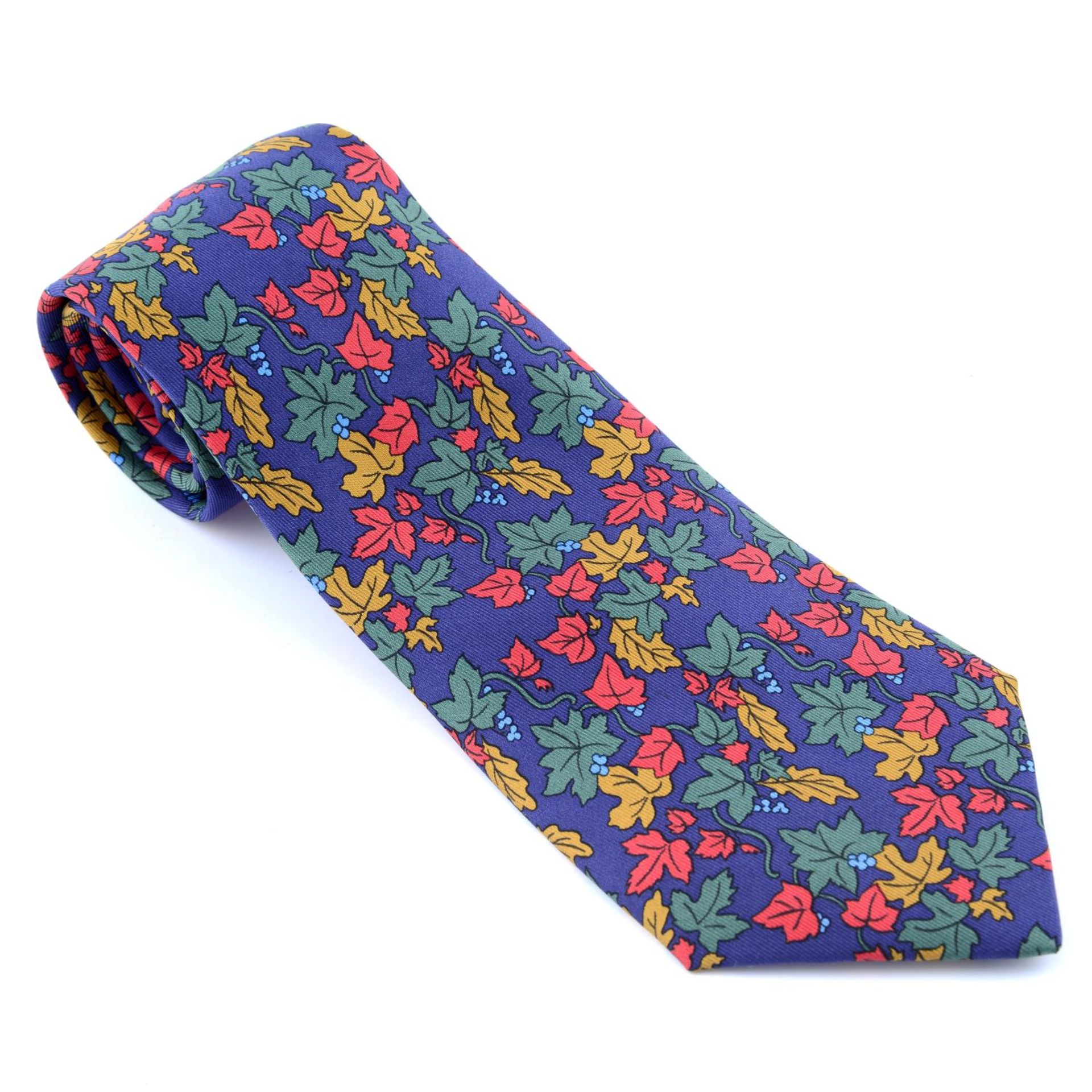 HERMÈS - a silk tie.