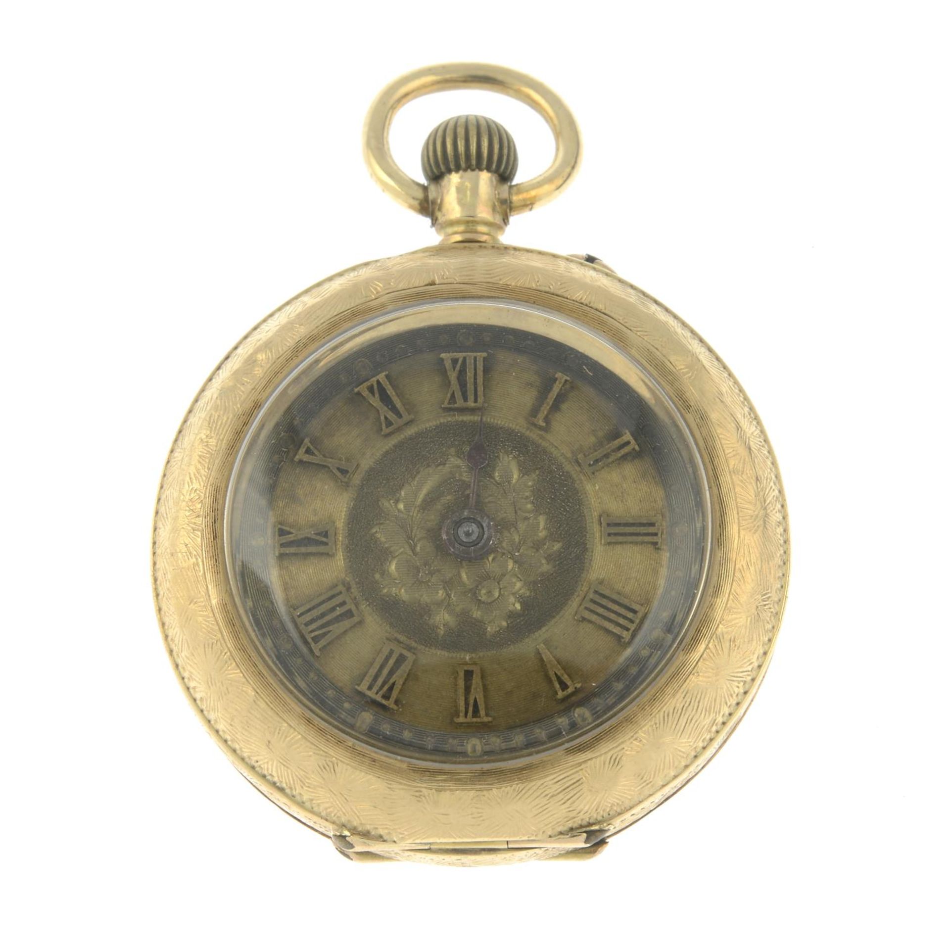 An early 20th century pocket watch.Length 4.4cms.