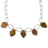 A modified amber necklace.