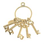 A "Ceuta" key charm pendant.