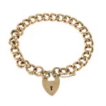 An early 20th century 9ct gold charm bracelet.