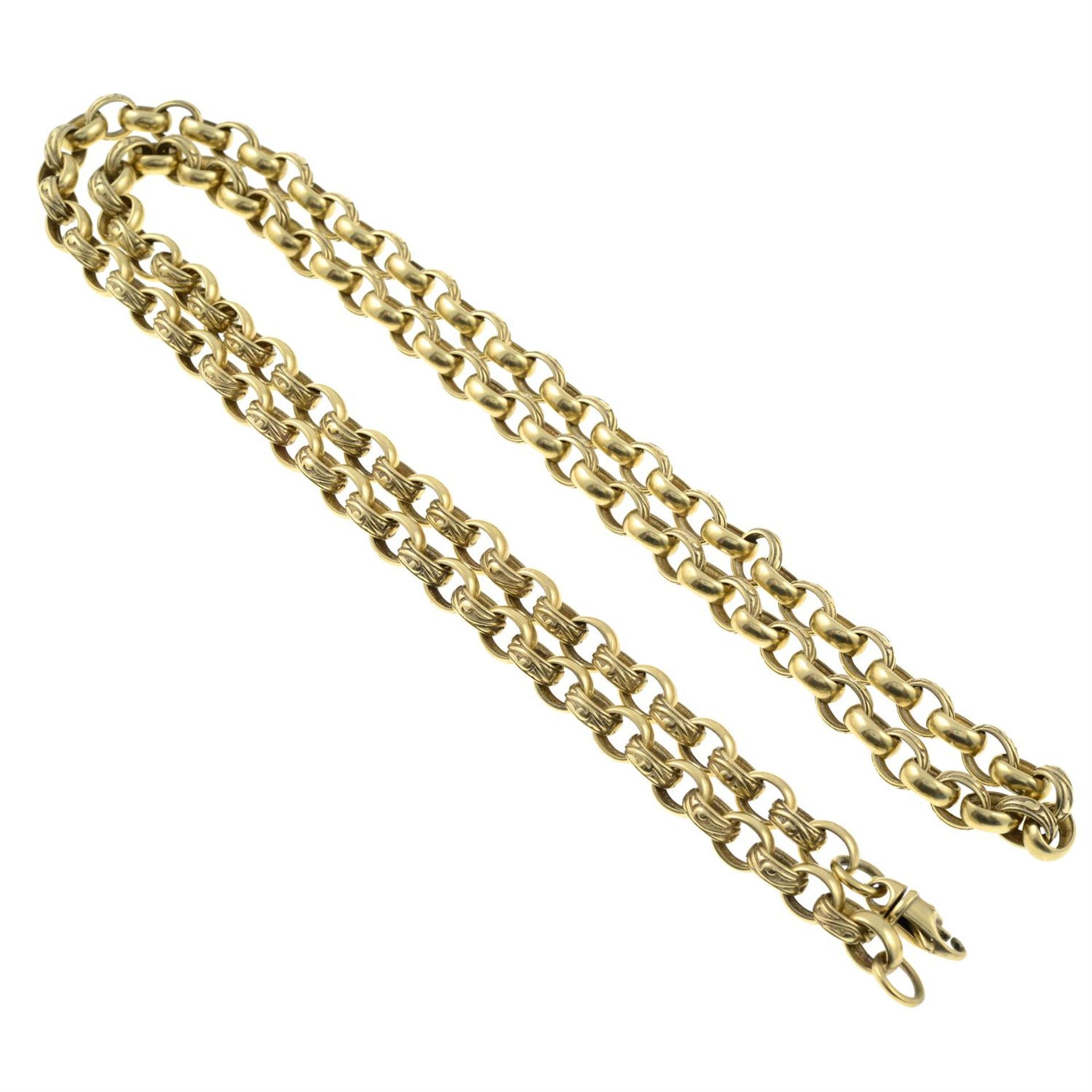 (26598) A 9ct gold chain. - Bild 2 aus 2