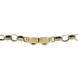 (26782) A 9ct gold fancy-link bracelet.