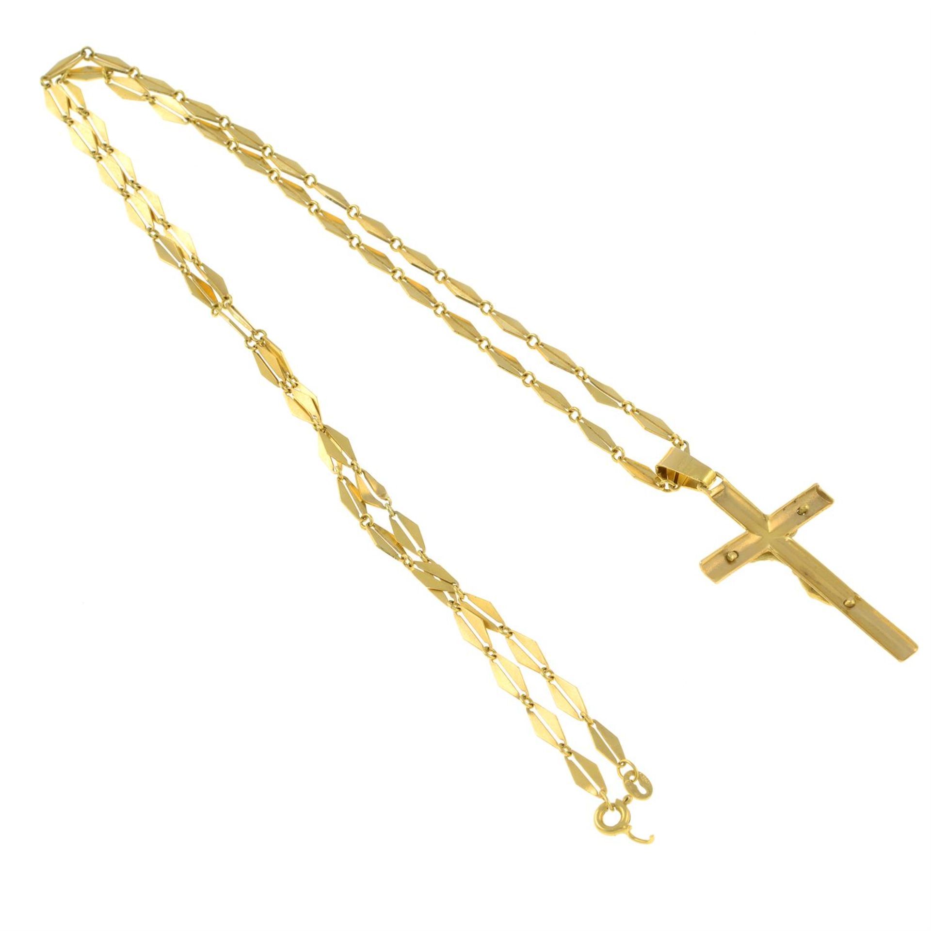 (26374) A cross pendant, with chain. - Bild 2 aus 2