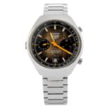 HEUER - a Carrera chronograph bracelet watch.