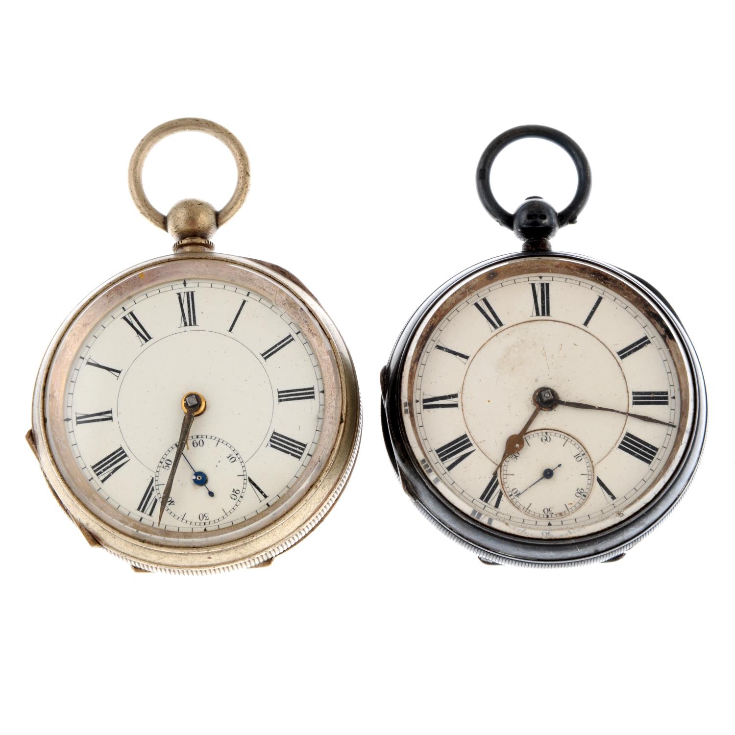 An open face pocket watch. - Image 3 of 4