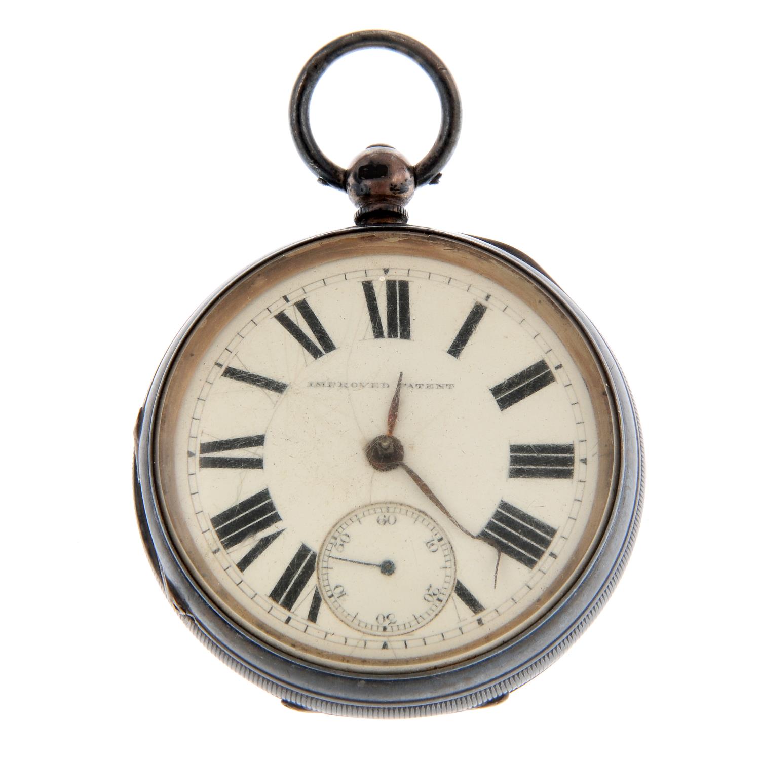 An open face pocket watch.