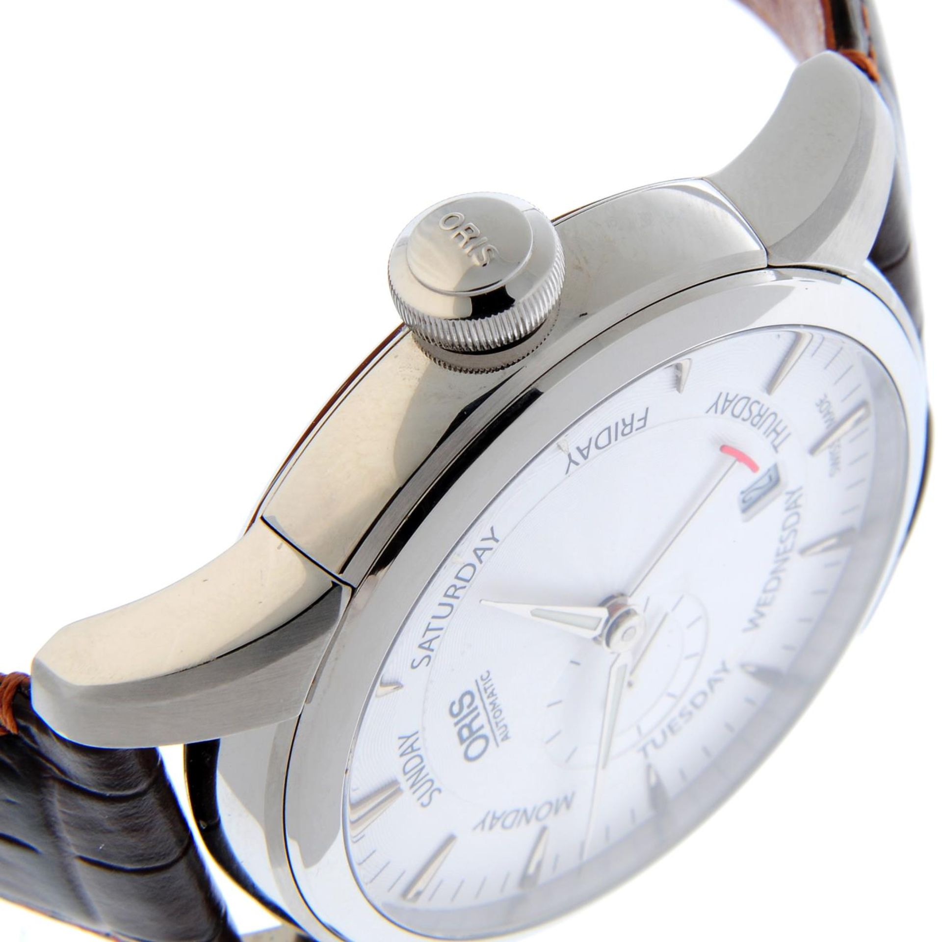 ORIS - a Artelier Pointer Day wrist watch. - Image 3 of 4