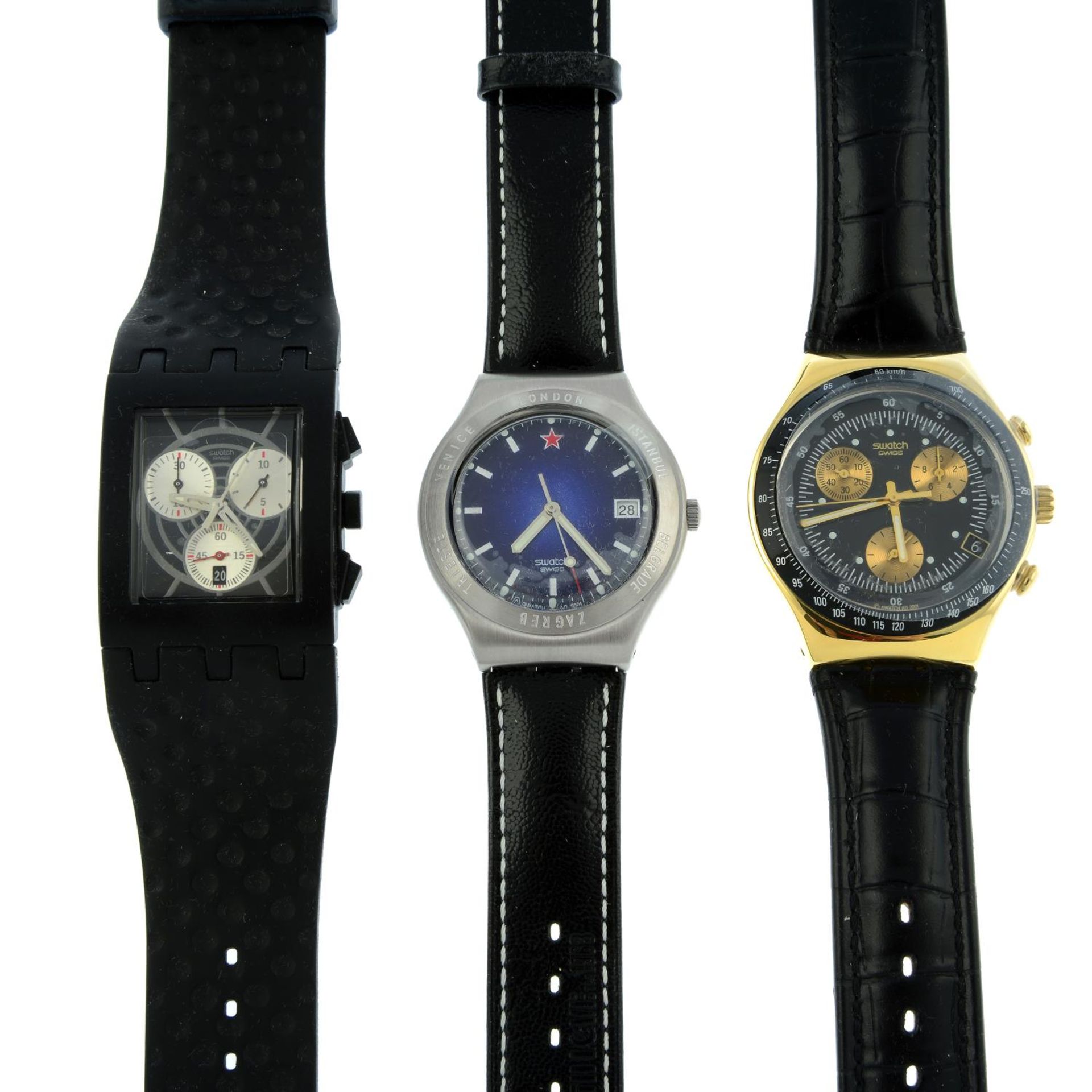 SWATCH - a limited edition 'James Bond' collection of twenty watches with presentation case. - Image 12 of 14