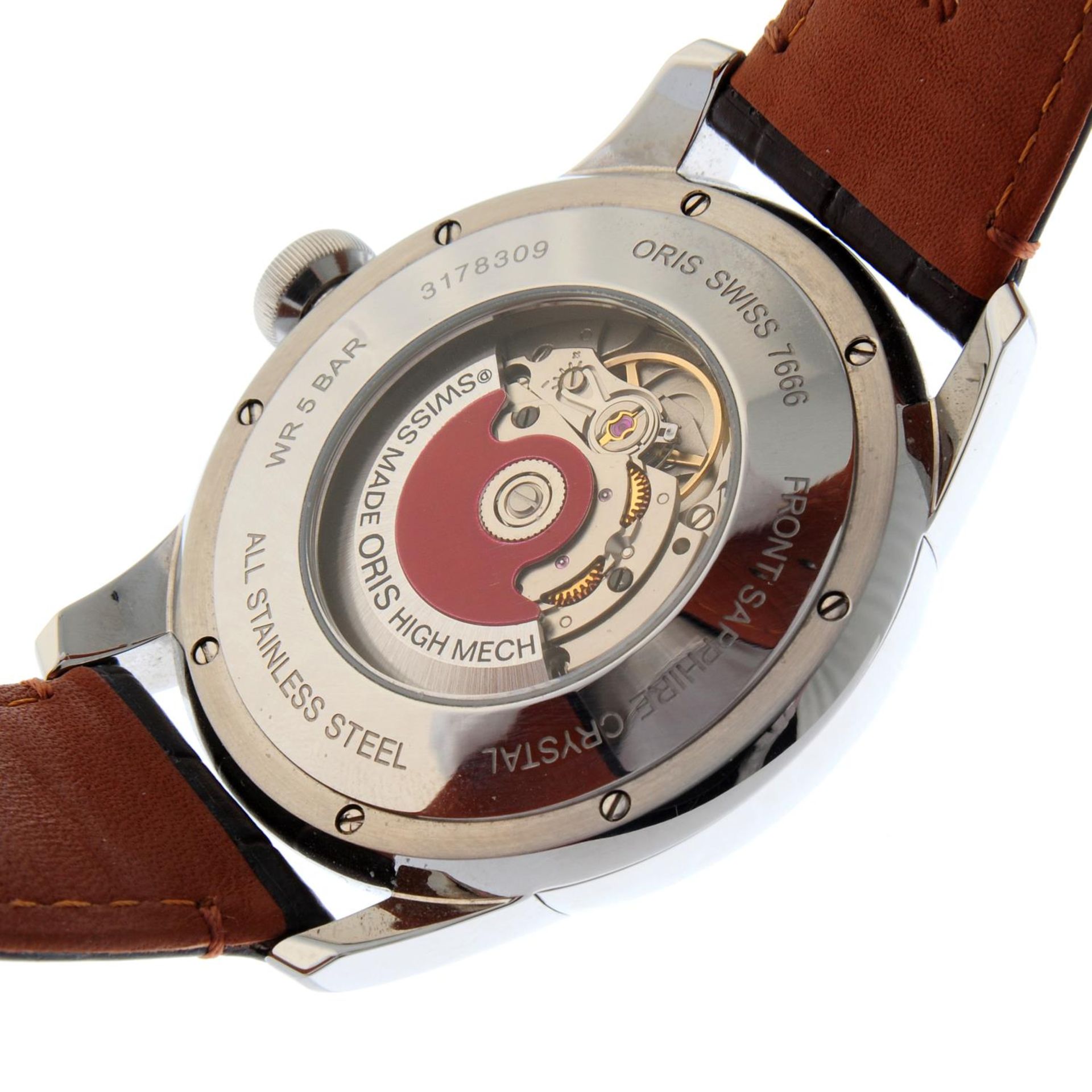 ORIS - a Artelier Pointer Day wrist watch. - Image 4 of 4