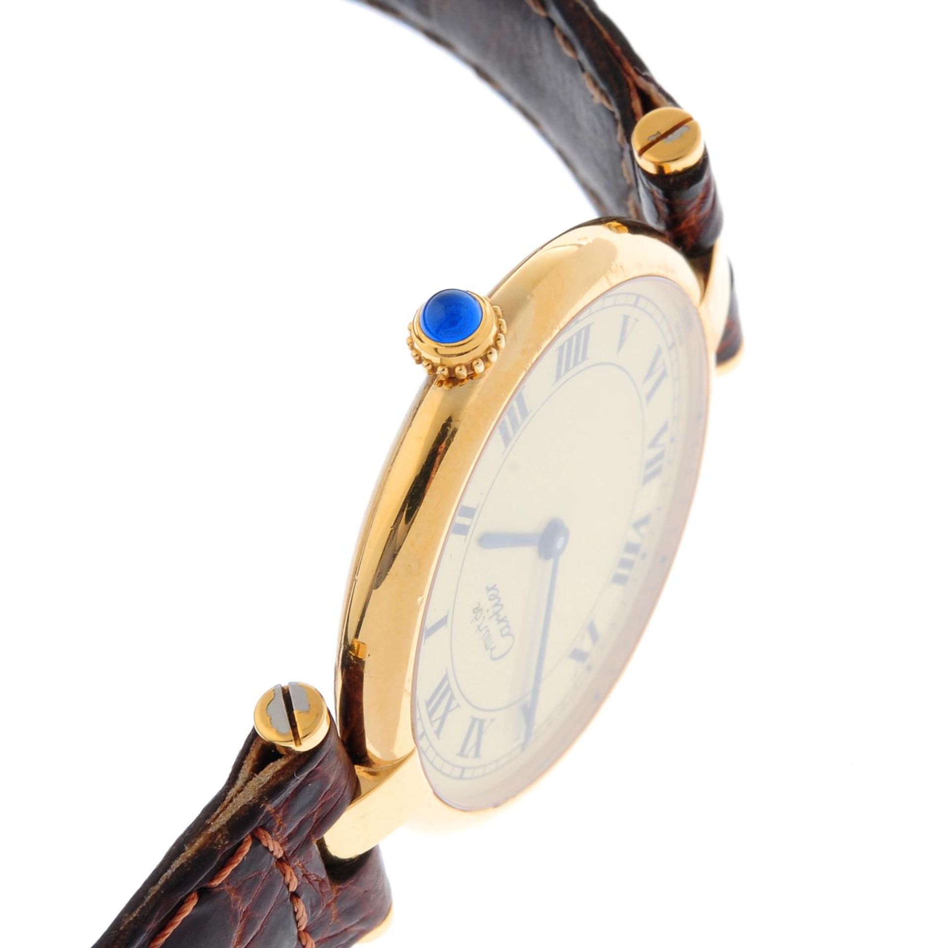 CARTIER - a Must de Cartier wrist watch. - Bild 3 aus 4