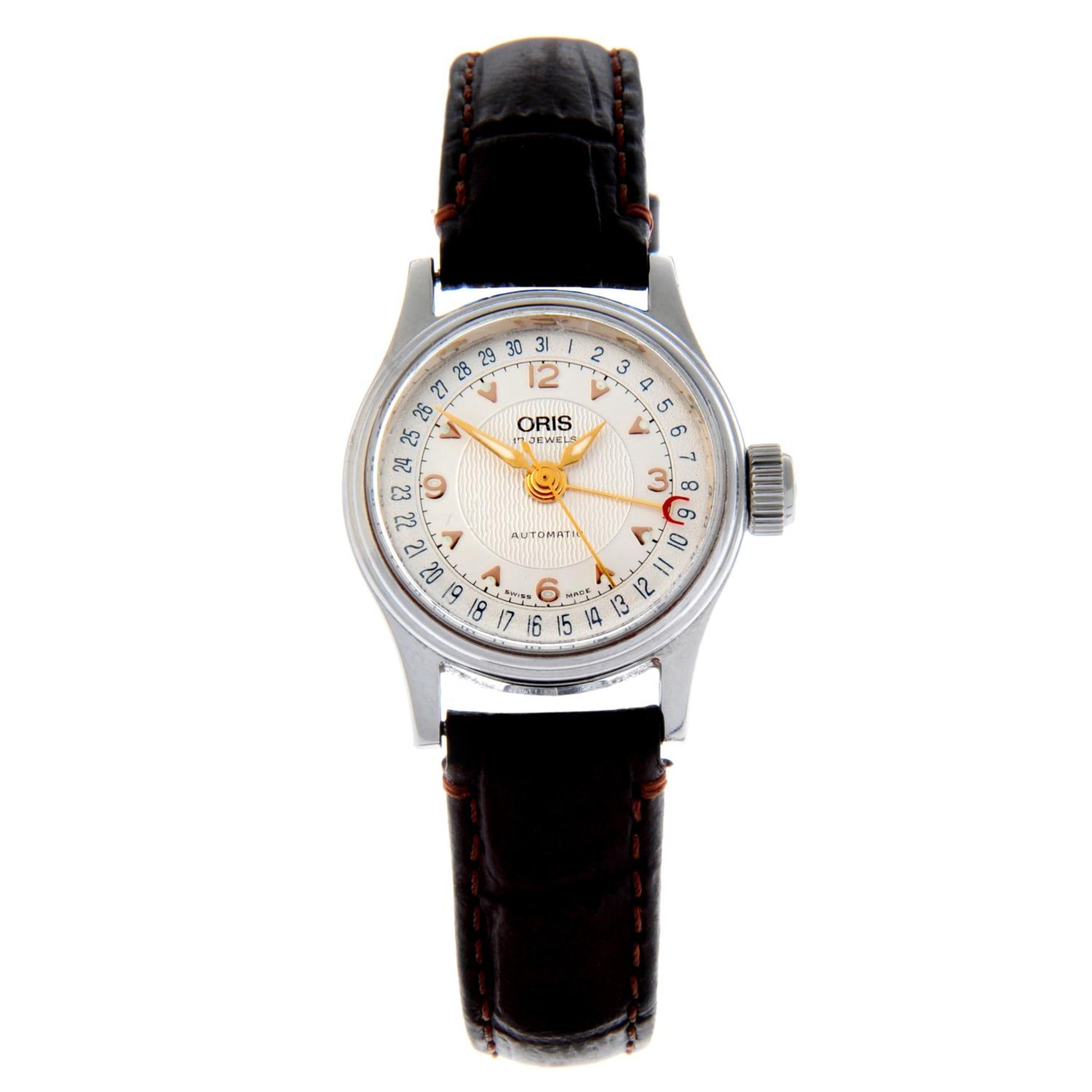 ORIS - a Pointer Date wrist watch.