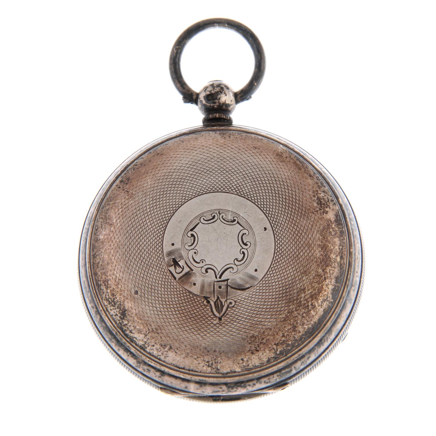 An open face pocket watch. - Image 2 of 4