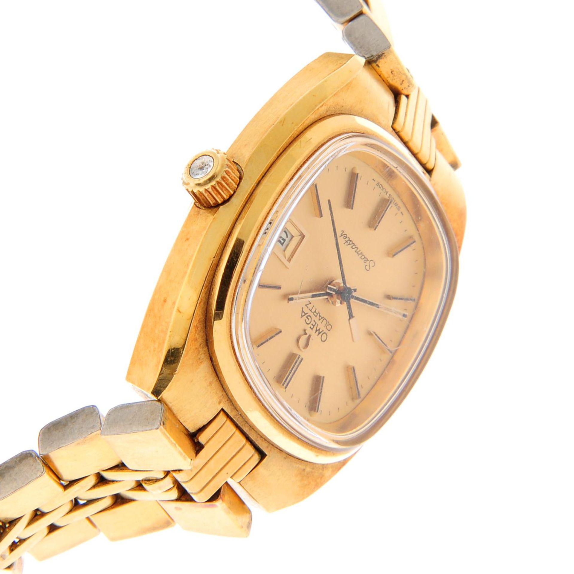 OMEGA - a lady's Seamaster bracelet watch. - Image 3 of 4