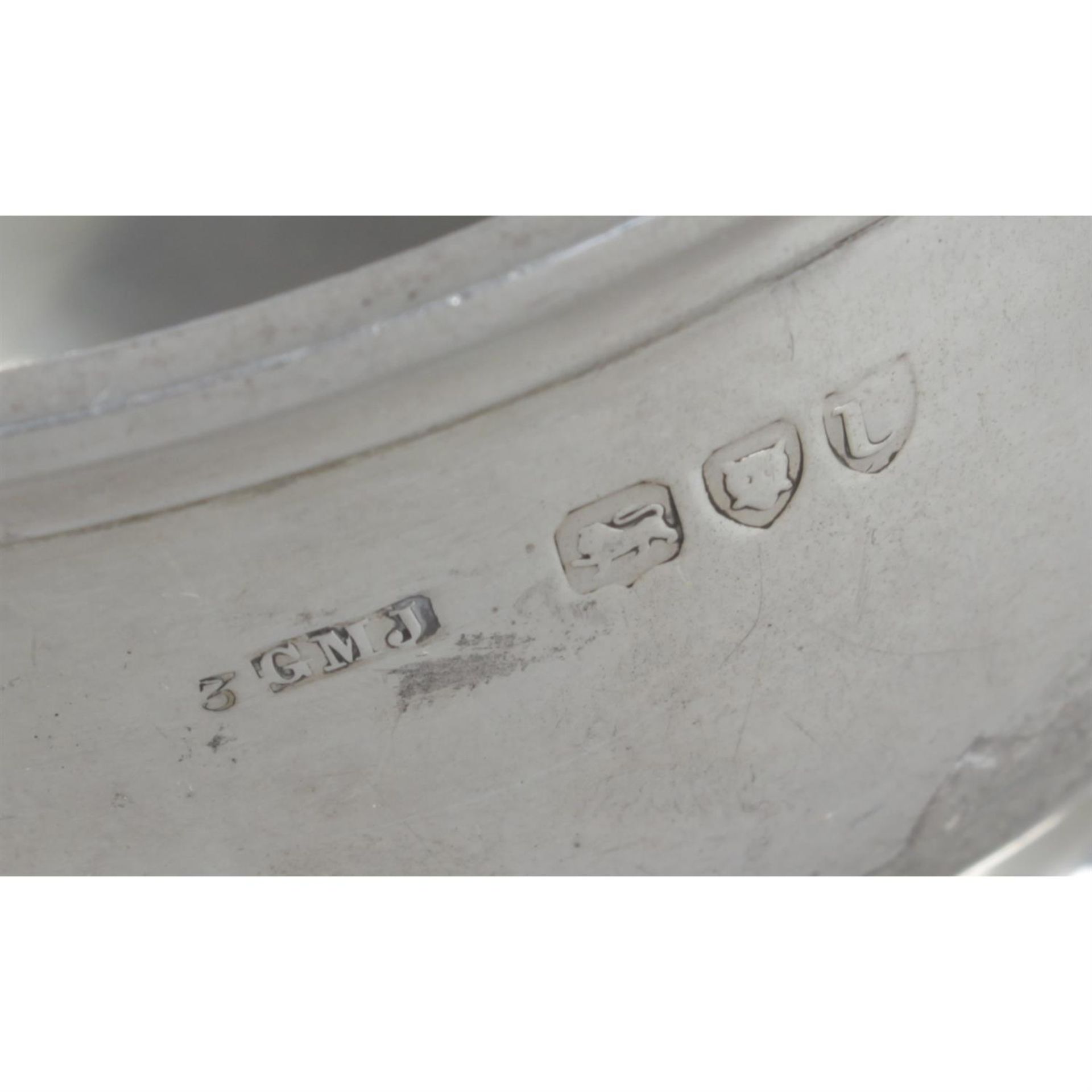 A late Victorian silver quaich style bowl with pierced handles. - Image 3 of 3