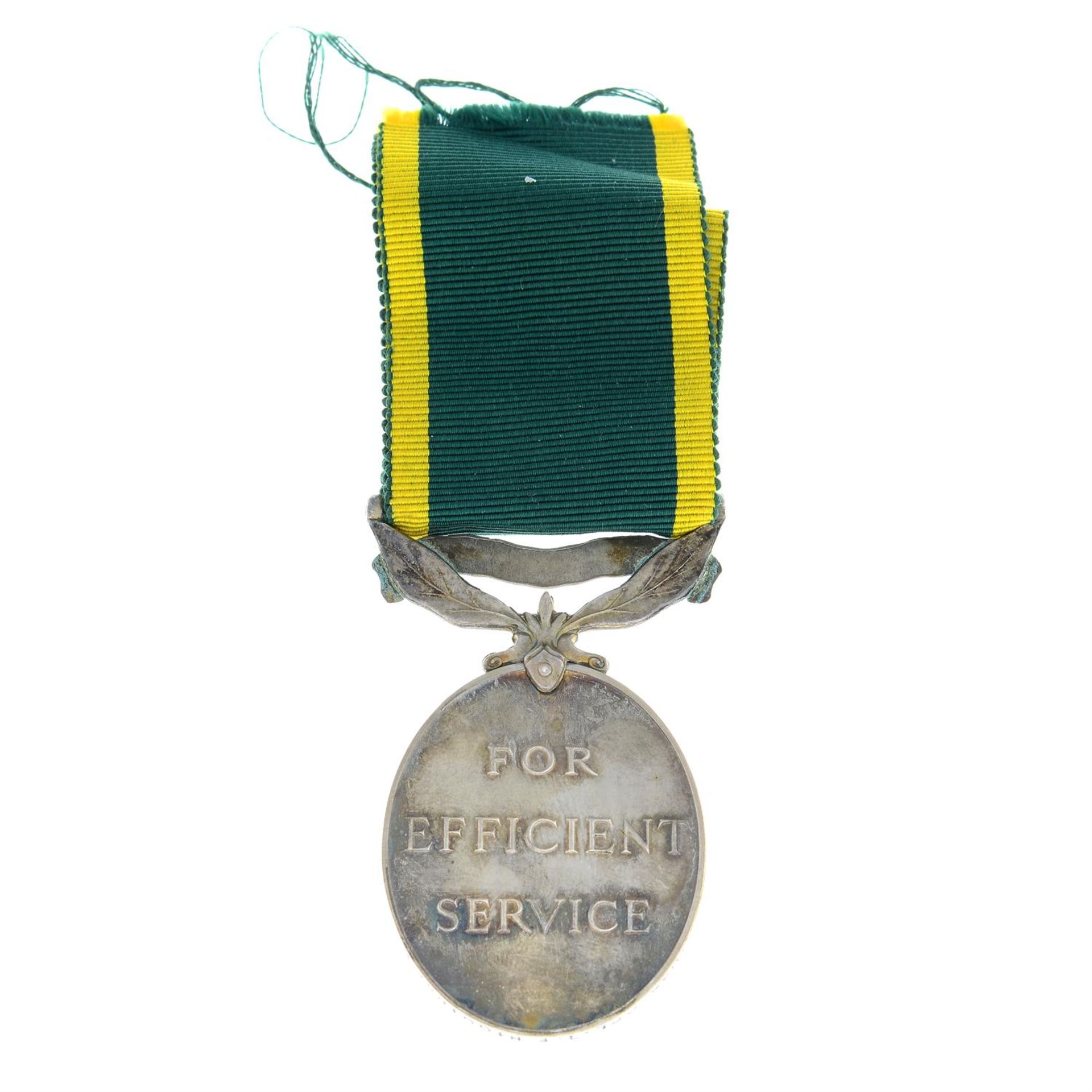 Efficiency Medal, together with WWII pair. (3). - Image 2 of 5