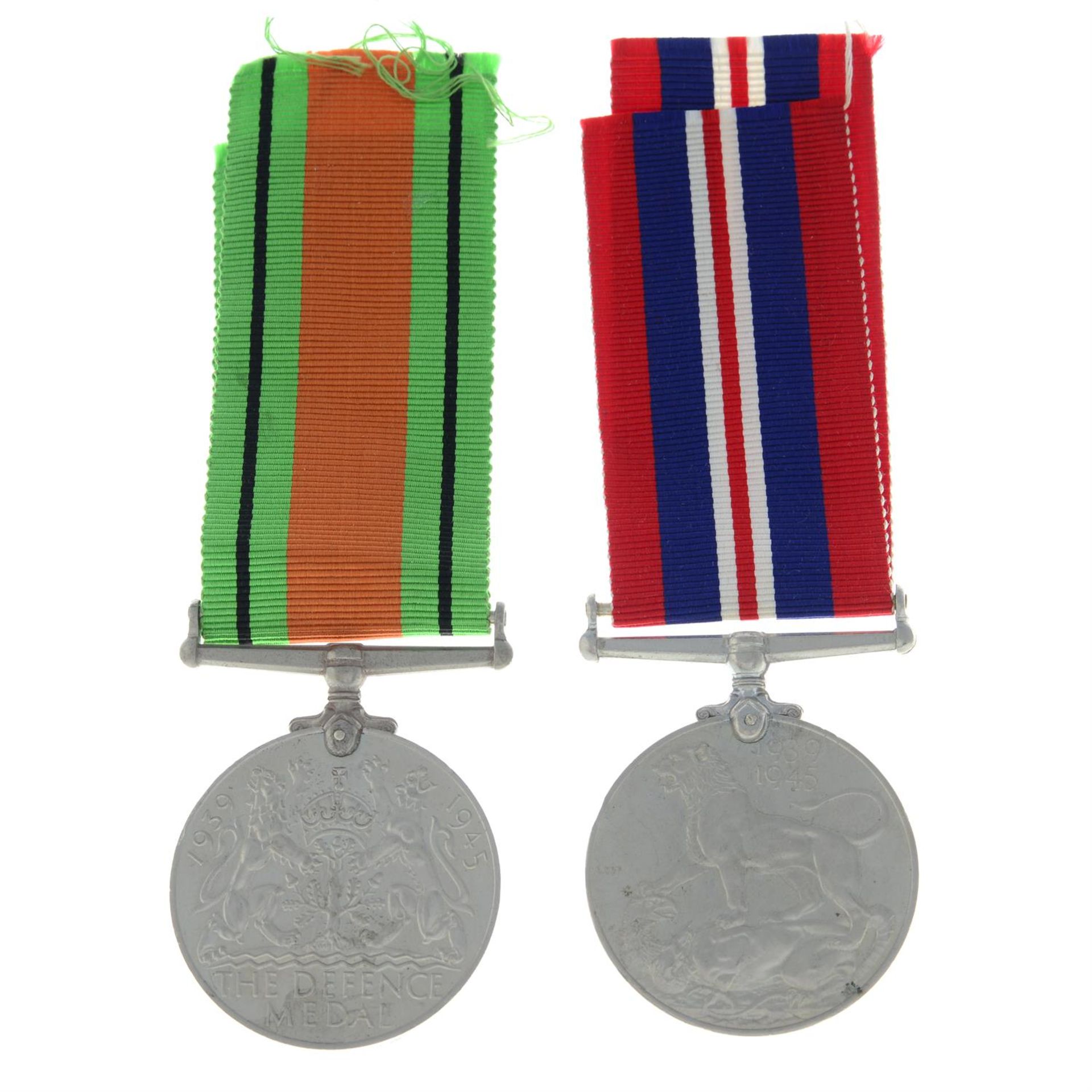 Efficiency Medal, together with WWII pair. (3). - Image 5 of 5