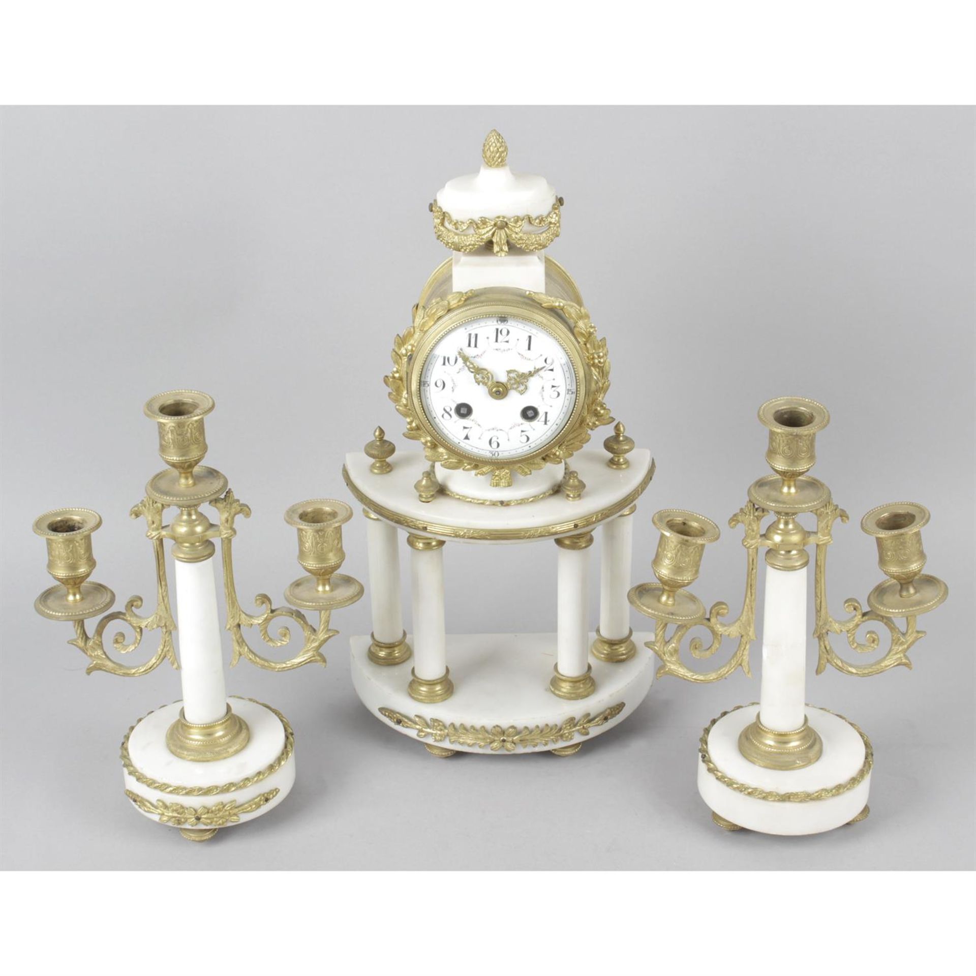 An early 20th century French garniture.