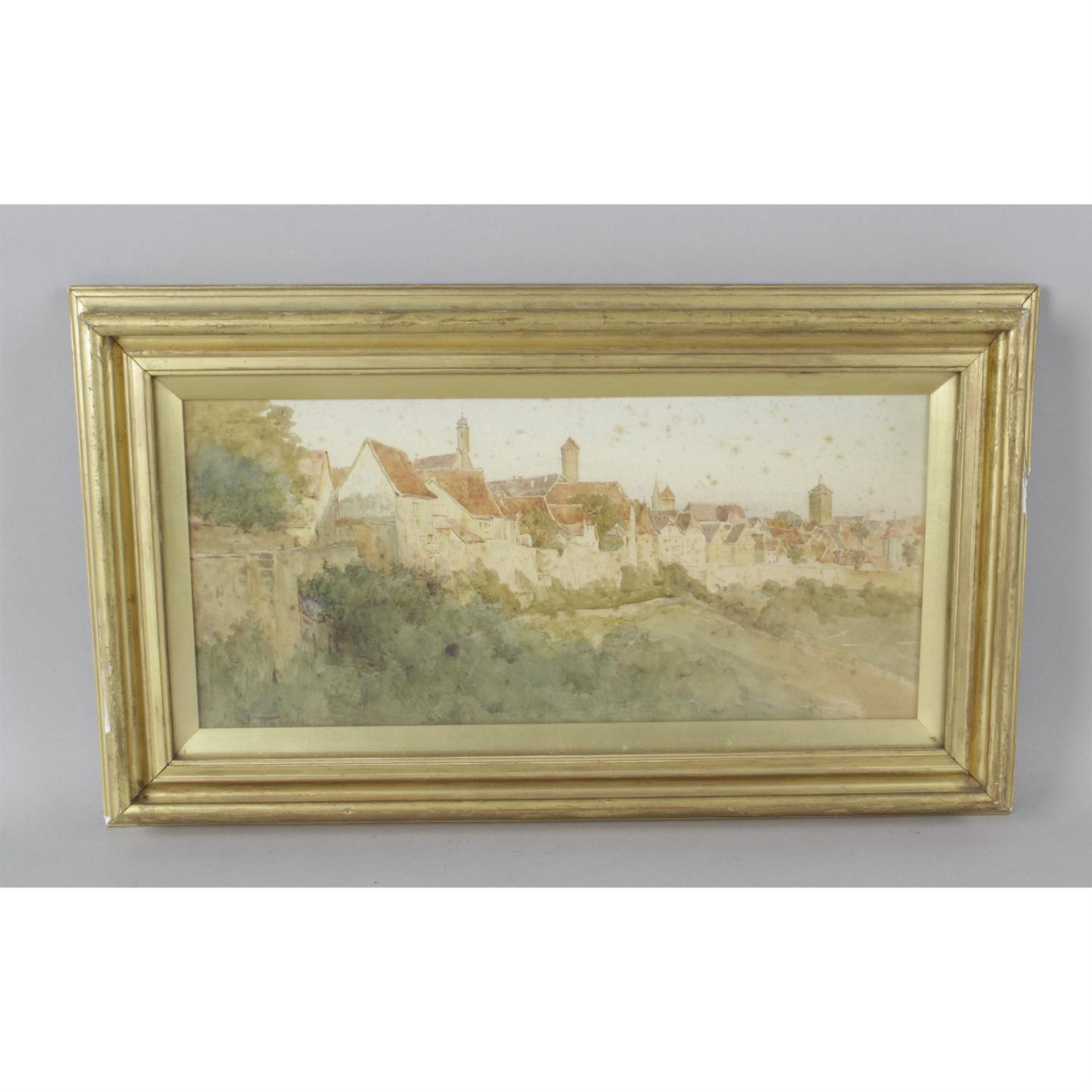 Walter Tyndale (1855 - 1943), watercolour landscape. - Image 2 of 3