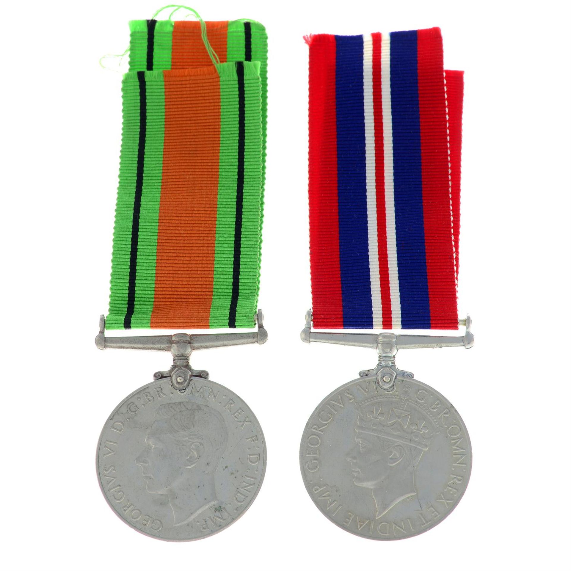 Efficiency Medal, together with WWII pair. (3). - Image 4 of 5