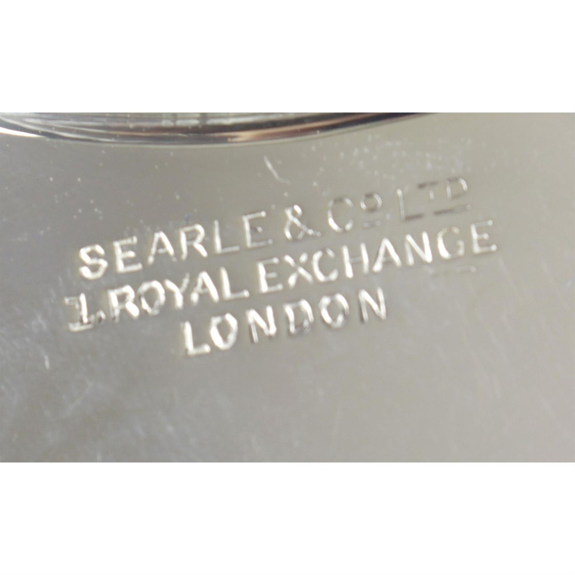 A Britannia silver armada style presentation dish, together with a sterling silver example. (2). - Image 3 of 3