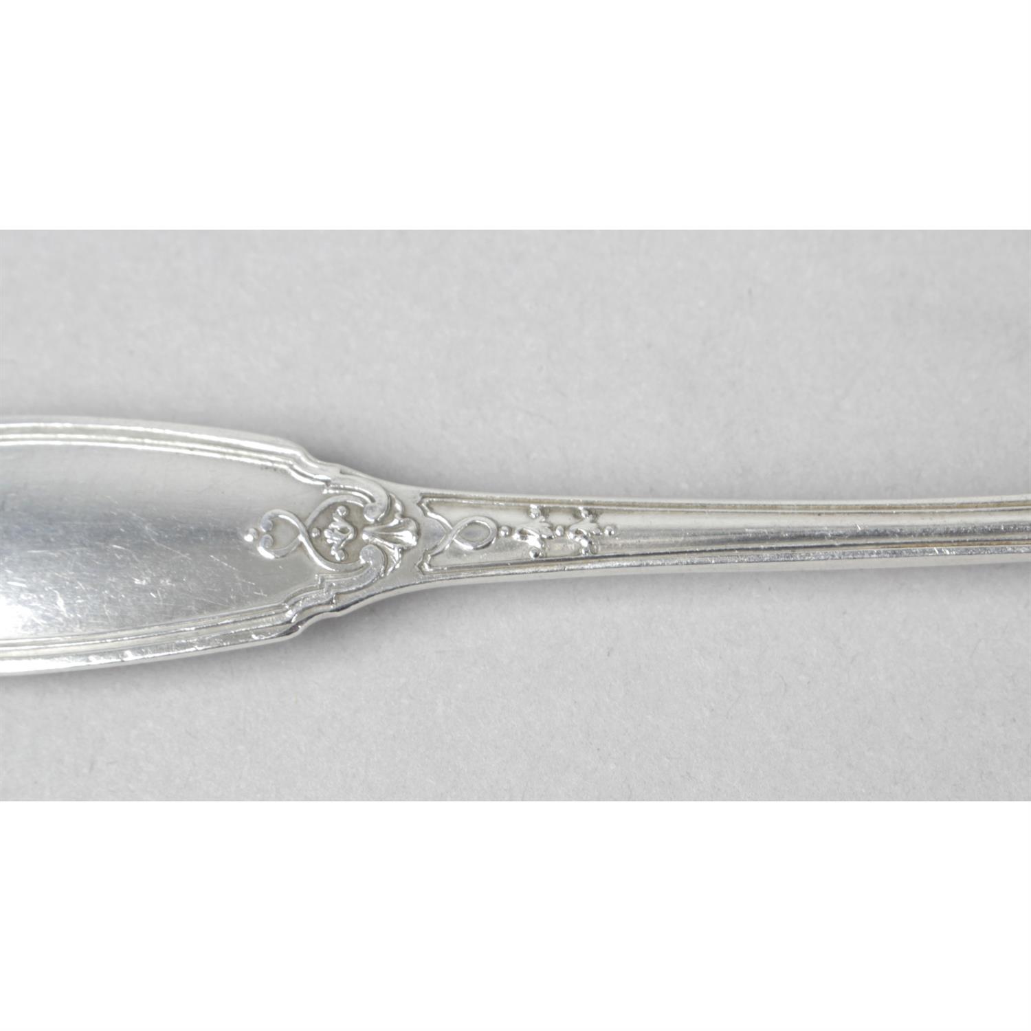 A set of six French silver teaspoons. - Image 2 of 2