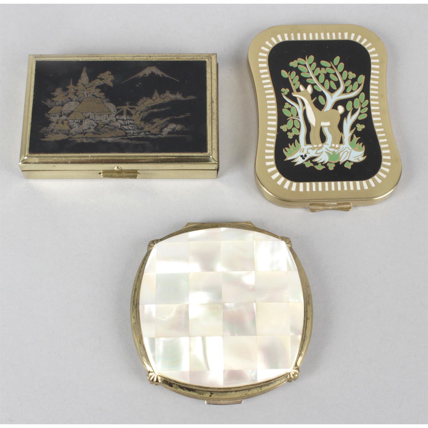 A selection of twenty mid 20th century compacts.