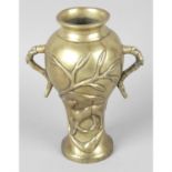 An Oriental bronze vase.
