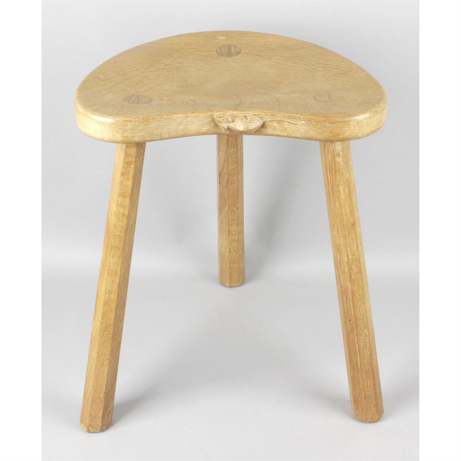 A Mouseman stool.