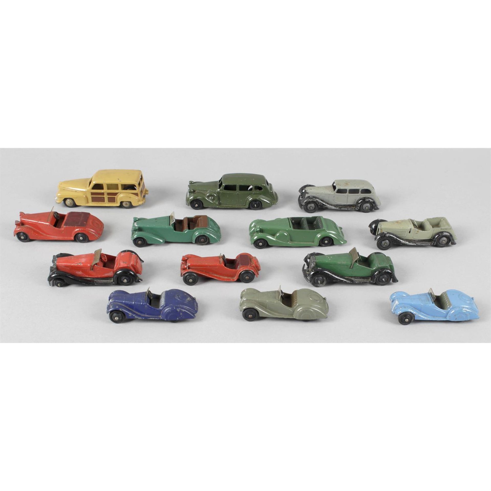 Selection of 13 assorted Dinky Diecast model vehicles