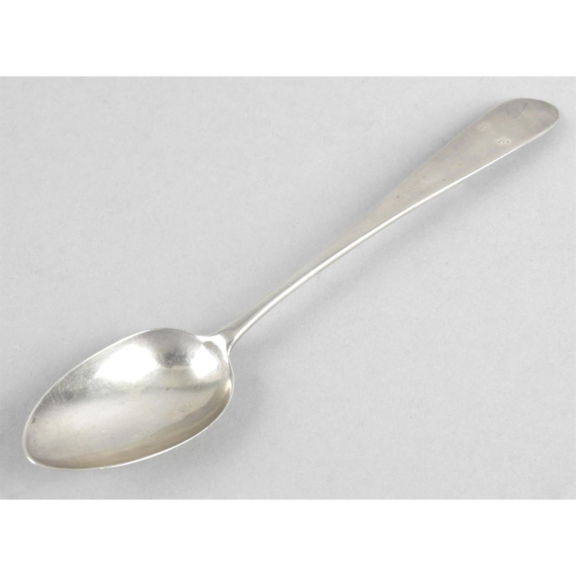 An Irish provincial silver Celtic point spoon.