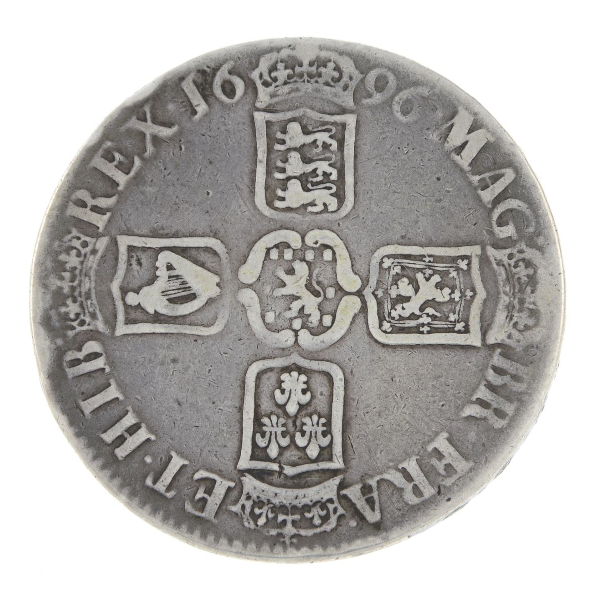 William III, Crown 1696. - Image 2 of 2