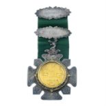 Ancient Order of Forresters, a Victorian silver and gilt medal.