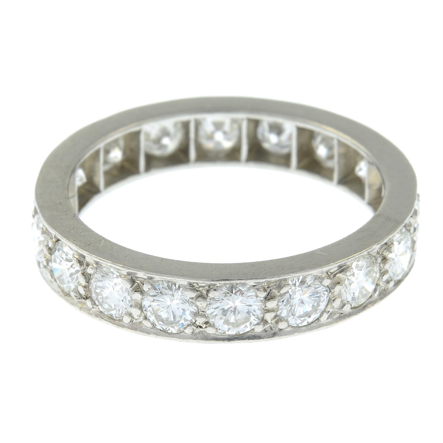A brilliant-cut diamond full eternity ring. - Image 3 of 5